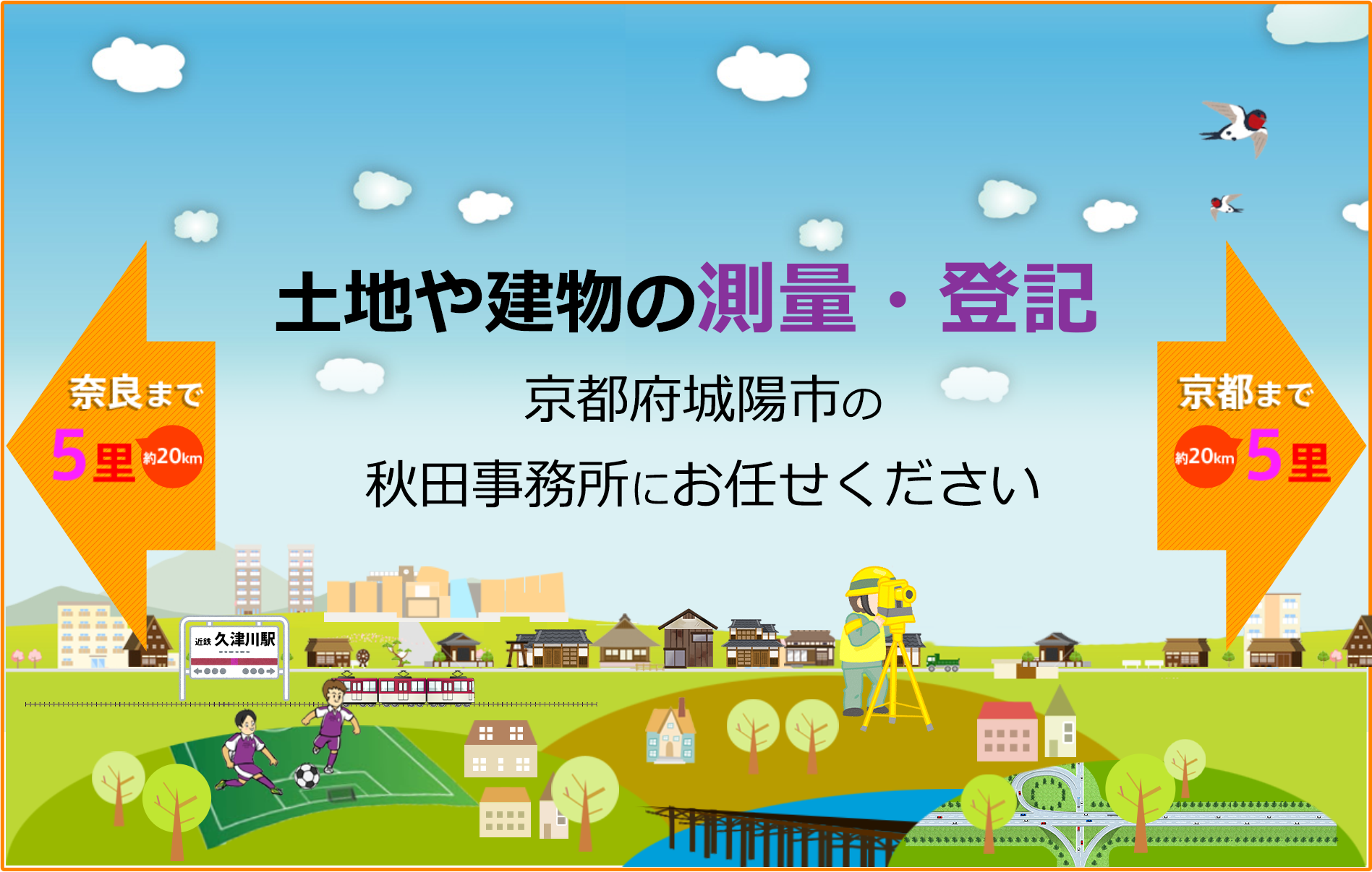 土地や建物の測量・登記